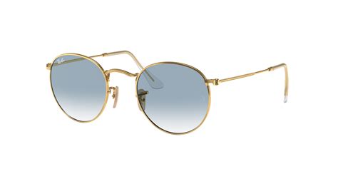 ray-ban round flat lens rb3447n sunglasses